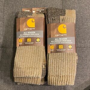 *New* 4 Pack of Carhartt Wool All Season Cold Weather Winter Crew Socks Men’s XL